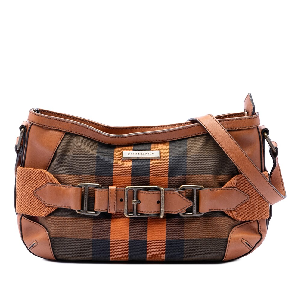 Burberry Mega Check Canvas And Leather #315649B44B